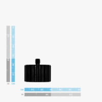 dimensions Portable2 Camera survey thread adapter scale