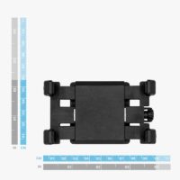 dimensions Portable2 connect phone holder scale