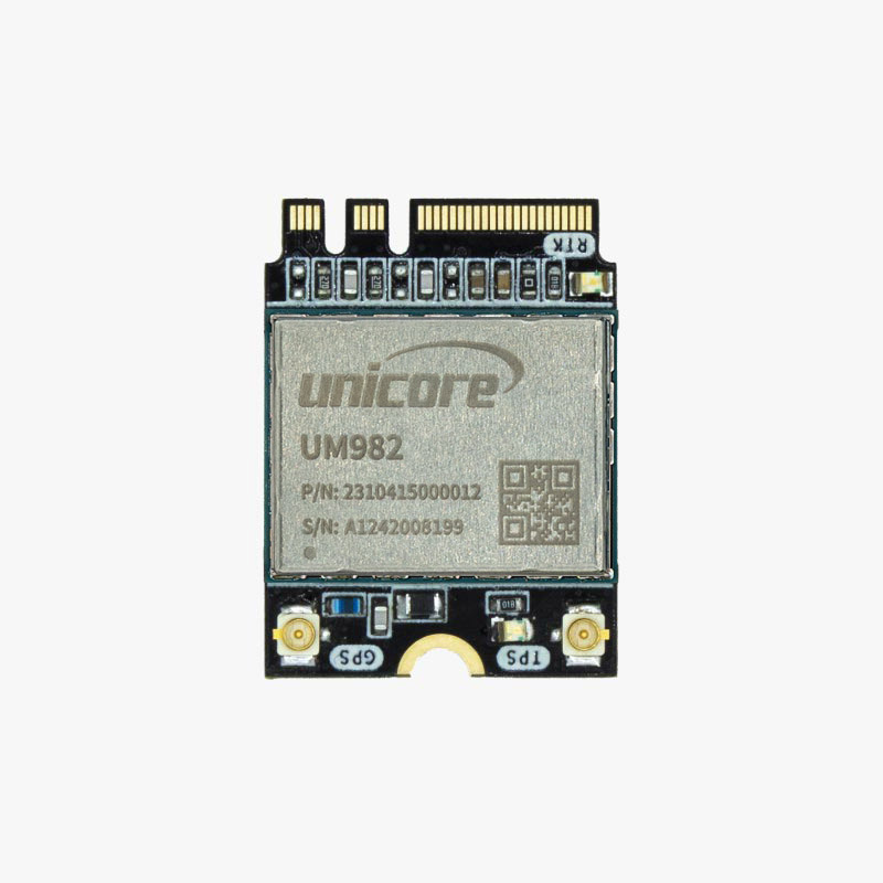 lowcost gnss rtk board with tripleband UM982 Unicore module in M.2 format
