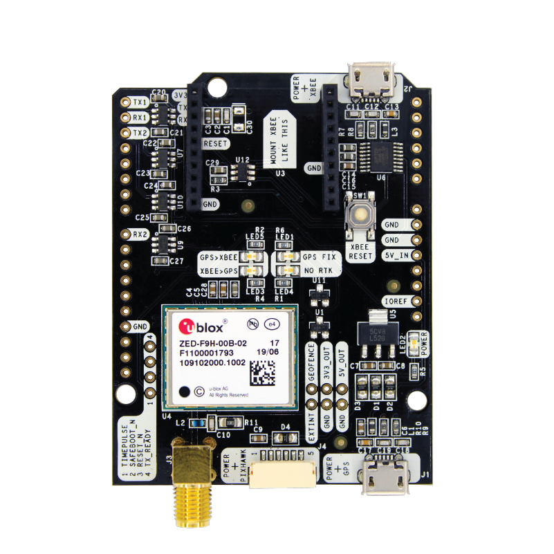 simpleRTK2B-F9H, multiband RTK heading with u-blox ZED-F9H