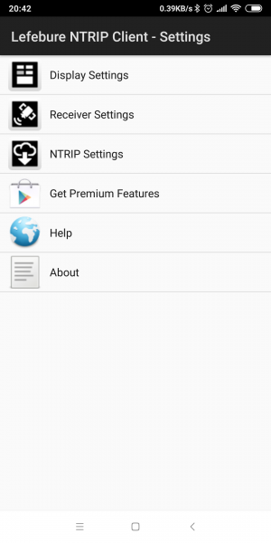 NTRIP smartphone step 2
