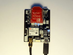 simpleRTK2B Bluetooth mounted