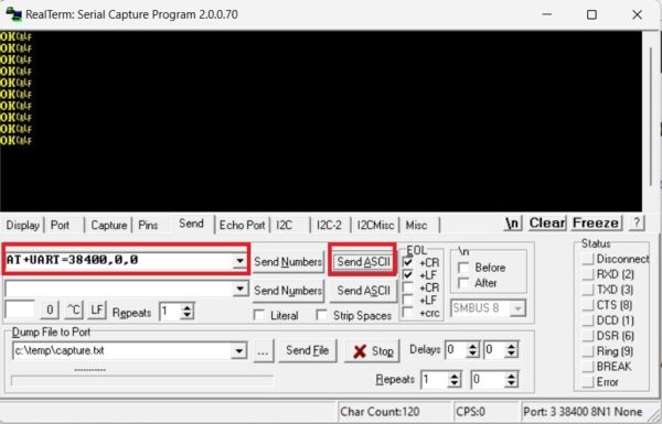 How to change the baudrate of Ardusimple Bluetooth module - ArduSimple