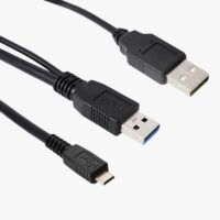 Doppel-USB-Micro-USB