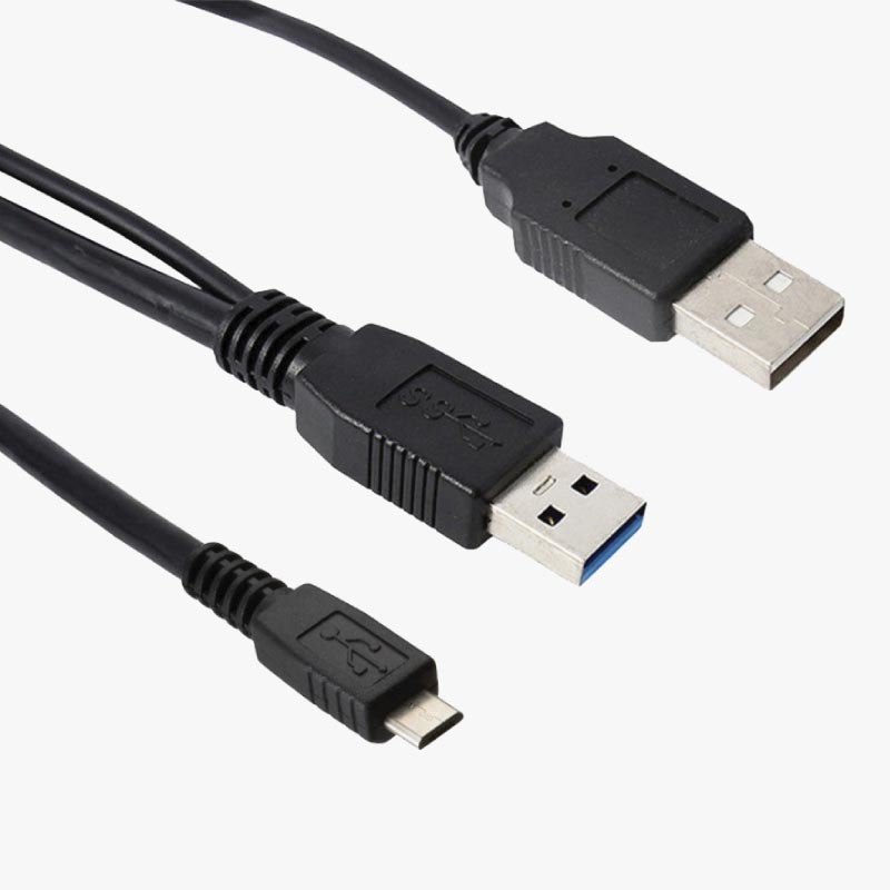 double USB micro USB