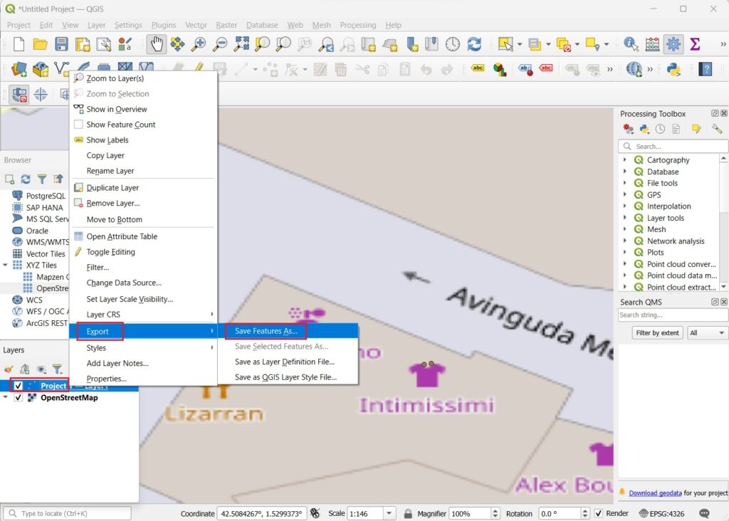 exporta tu survey trabajar desde un dispositivo Android a QIGS y AutoCAD13