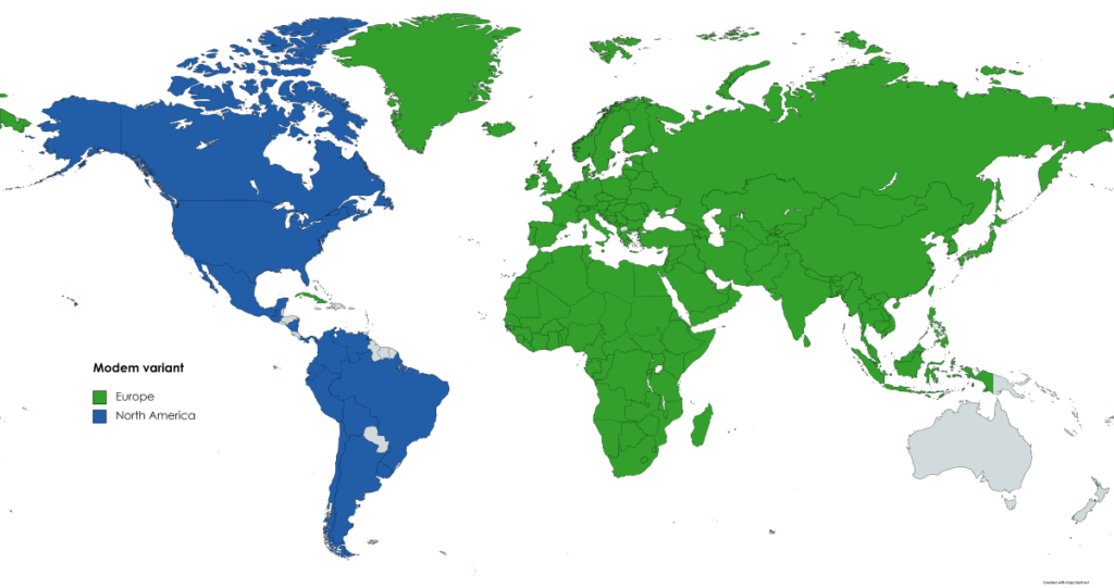 Mapa de frecuencias 4G