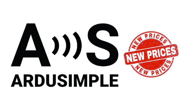 Ardusimple 2021 new prices