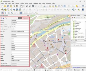 Como conectar ArduSimple producto a QGIS para posición en tiempo real24