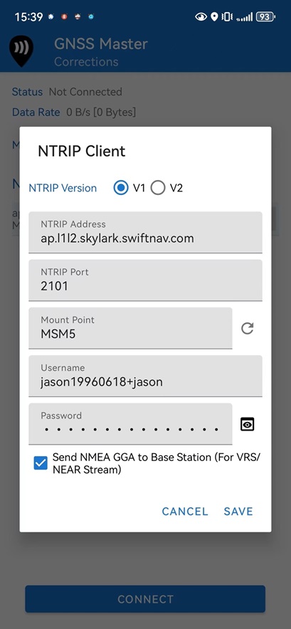 如何将 RTK 套件连接到 Skylark 校正服务 19