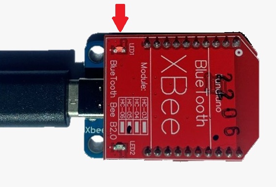 So ändern Sie die Baudrate von ArduSimple Bluetooth module step1