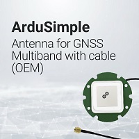 Antenna for GNSS Multiband with cable (OEM)
