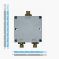 GPS / GNSS AntDimensiones del divisor de señal enna