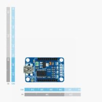 MiniUSB Carrier Board for XBee Plugins dimensions