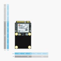 simpleRTK2B mPCIe dimensiones