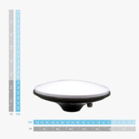 Calibrated Survey GNSS Multiband antenna (IP67) Dimensiones de la antena GNSS multibanda (IP67)