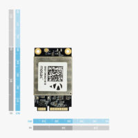 simpleRTK3B mPCIe dimensiones