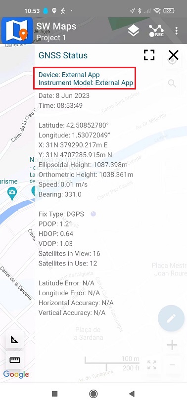 So verwenden Sie Zentimeter-GPS mit jedem Android5