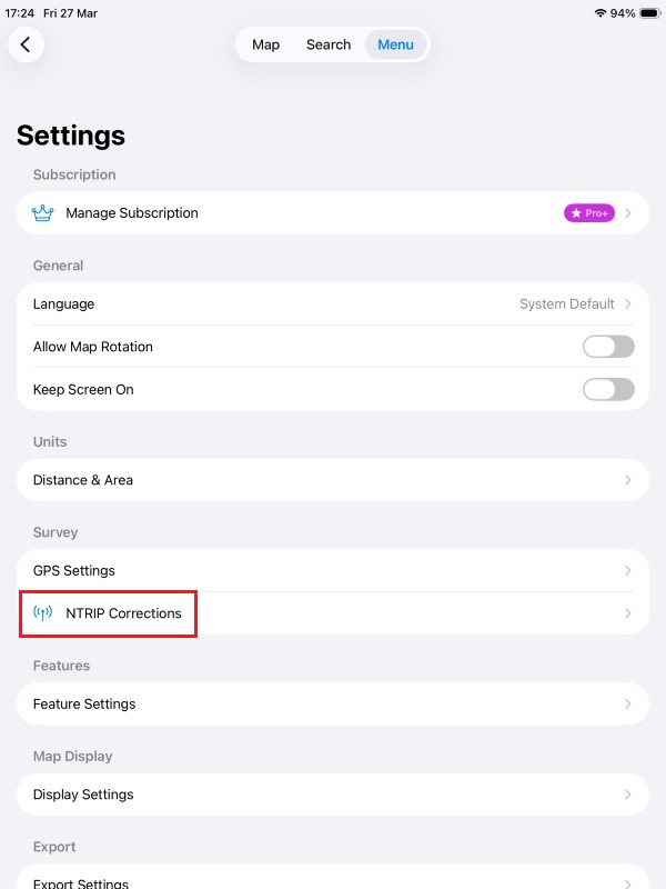 Handleiding voor gebruik ArduSimple RTK Smart Antenne met Mapit GIS ios NTRIP correcties