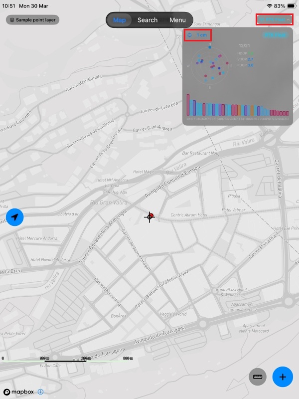 Handleiding voor gebruik ArduSimple RTK Smart Antenne met Mapit GIS ios RTK fix