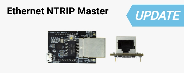 Ardusimple Ethernet NTRIP Master update