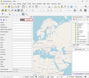 Como conectar ArduSimple producto a QGIS para posición en tiempo real25