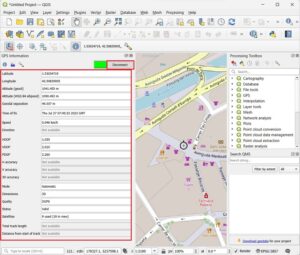 Como conectar ArduSimple producto a QGIS para posición en tiempo real6