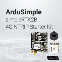 simpleRTK2B 4G NTRIP Zestaw startowy 200x200 pokrowiec
