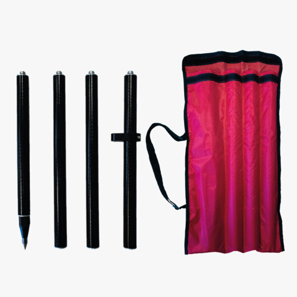 2M Carbon Fiber GPS RTK Survey Pole – Lightweight, Durable For Land Surveying