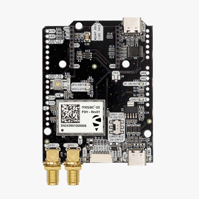 top view simpleRTK 4 heading