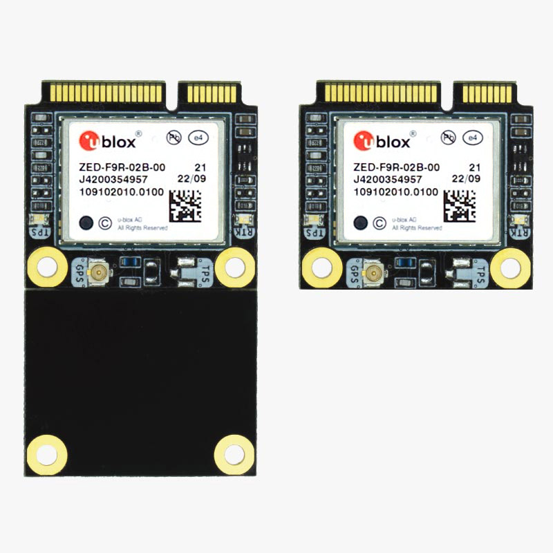 simpleRTK2B mPCIe u-blox zed-f9r gnss rtk receiver L1/L2