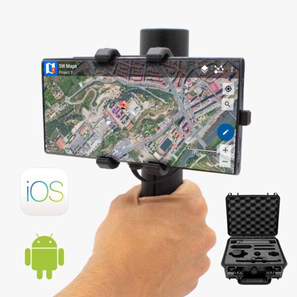 Handheld 2 surveyor and mapping kit u-blox ZED-F9P low cost GNSS RTK for your mobile phone