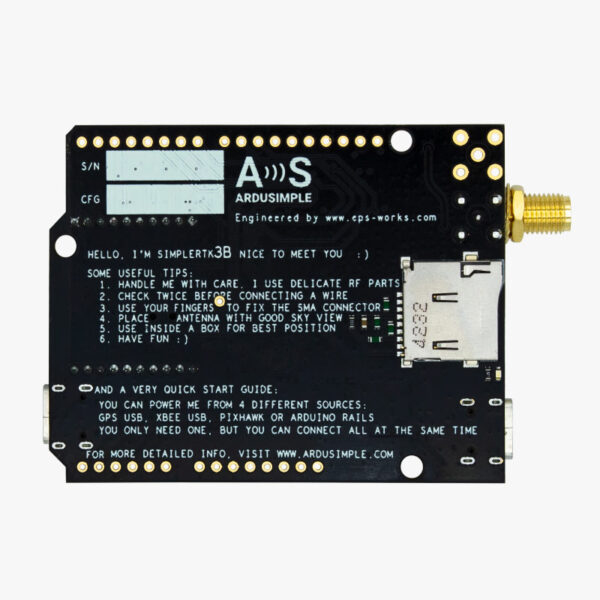 simpleRTK3B Pro (Septentrio モザイクX5）トリプルバンドRTKボード