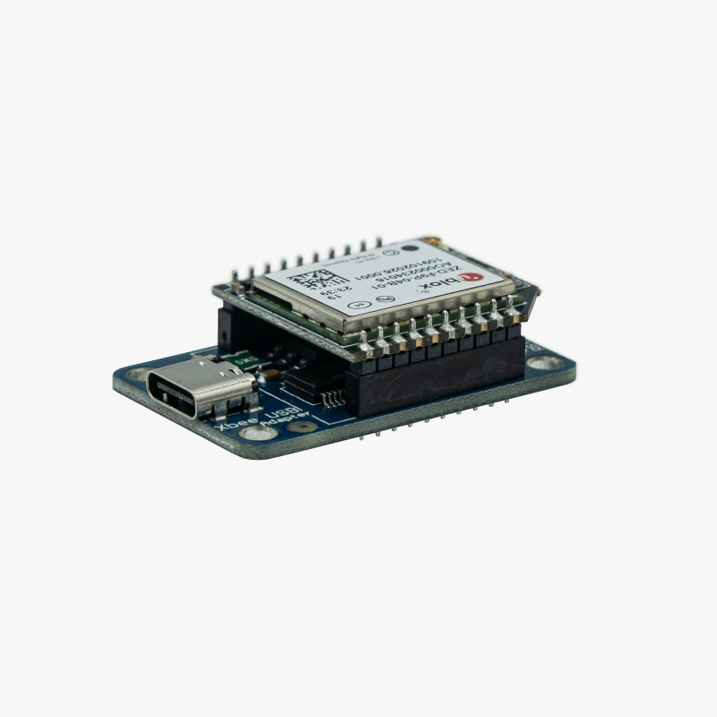 perspective USB-C Carrier board for XBee Plugins simpleRTK2B micro uFL connected