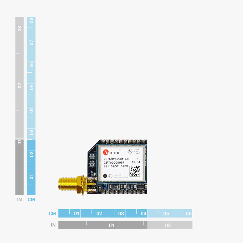 ArduSimple Micro u-blox ZED-X20P