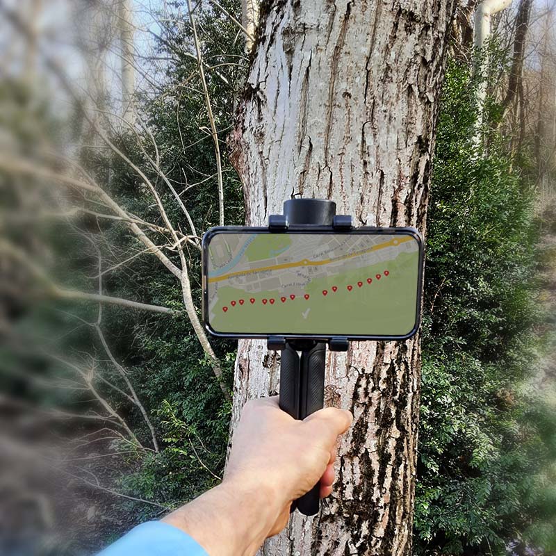 Manuel d'utilisation u-blox zed-f9p Kit RTK portable avec application CarryMap pour la cartographie forestière et les marques d'arbres CarryMap