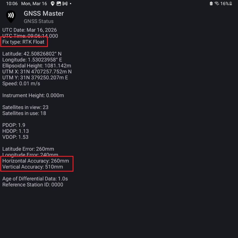 Manuel d'utilisation u-blox zed-f9p Kit RTK portable avec application CarryMap pour la cartographie forestière (correction RTK)