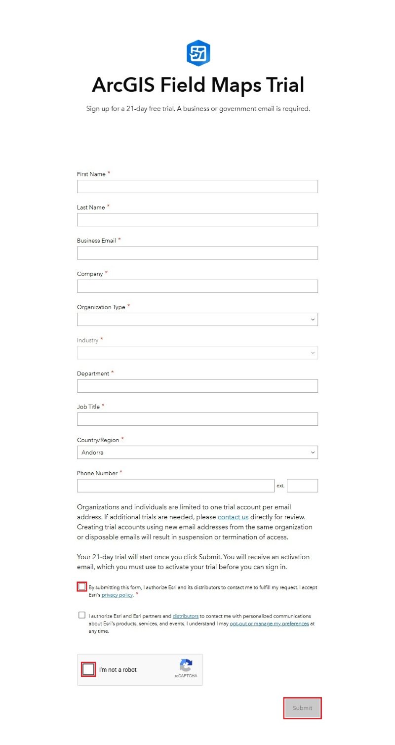 Tutorial to use u-blox zed-f9p RTK Smart Antenna with ArcGIS Field Maps trial form