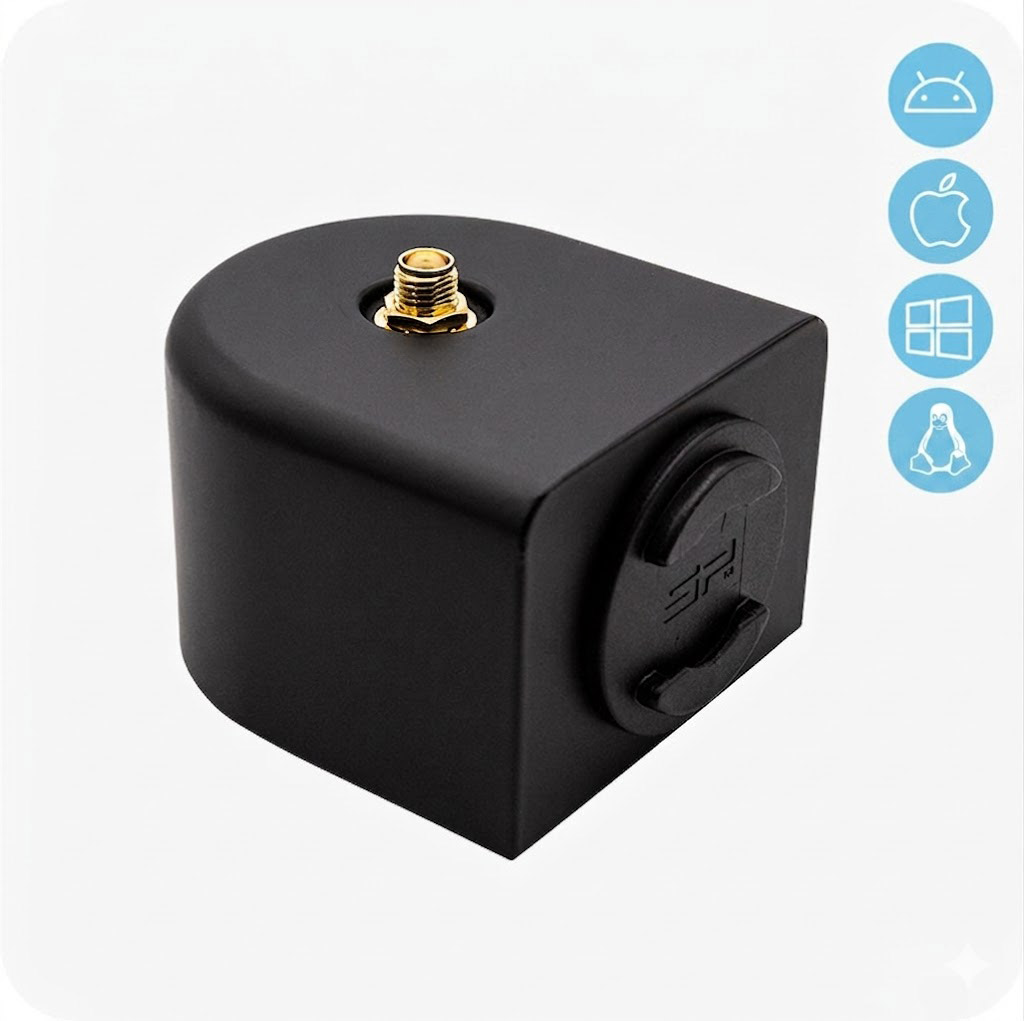Portable 2 GNSS kit, ZED-F9P dual band GNSS receiver