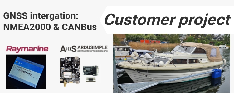 High-precision GNSS integration for Raymarine autopilot via NMEA 2000