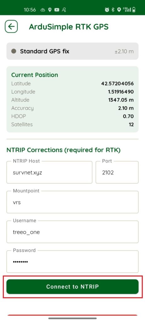 tutorial How an ArduSimple RTK Kit improves the GPS accuracy of the TREEO app