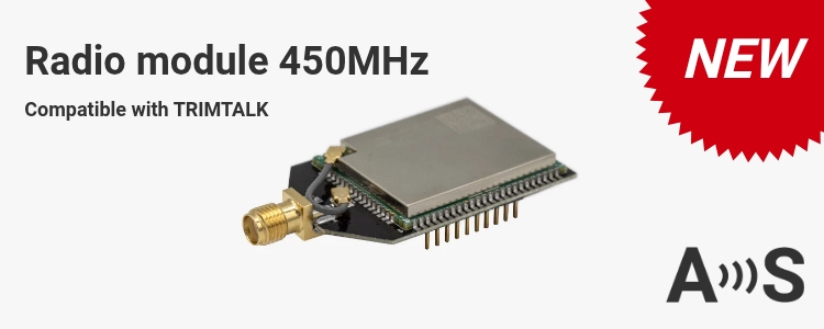 New product: Radio module 450MHz compatible with TRIMTALK.