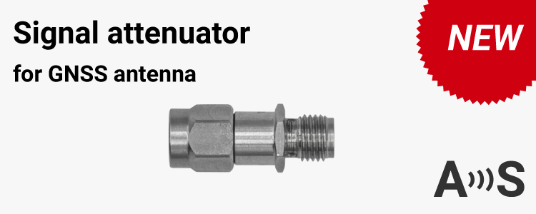 New product Signal attenuator for GNSS antennas