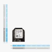 Complemento de compensación de inclinación para las dimensiones de la antena inteligente RTK