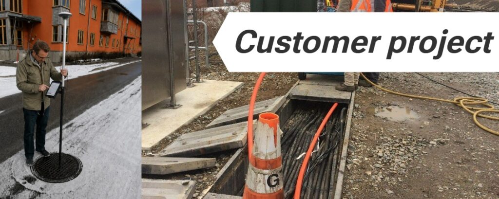 customer project Mapping fiber networks with high accuracy GNSS RTK receiver