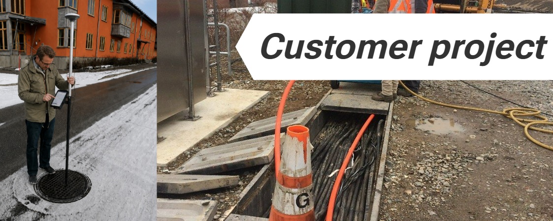 customer project Mapping fiber networks with high accuracy GNSS RTK receiver