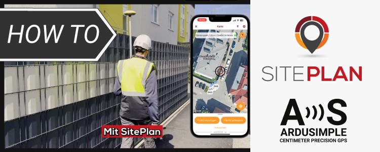 tutorial to use zed-f9p rtk handheld 2 with Siteplan cover