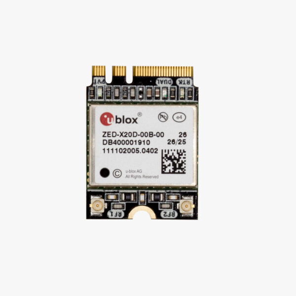 pohled shora M.2 u-blox ZED-X20D