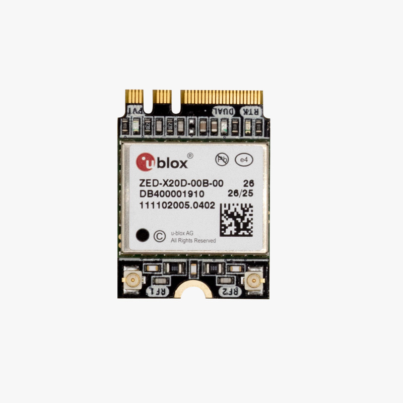 M.2 u-blox ZED-X20D - ArduSimple